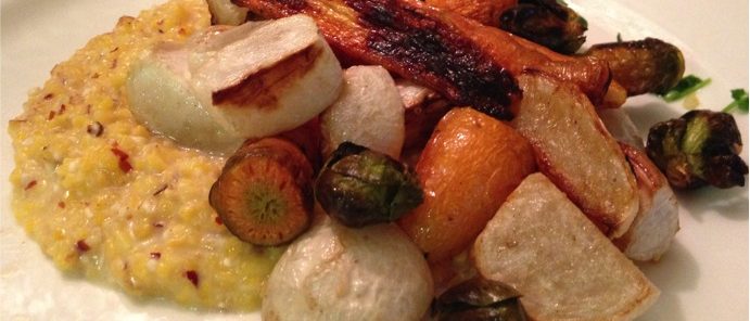 Easy Roast Veggie Polenta Easy Roast Veggie Polenta