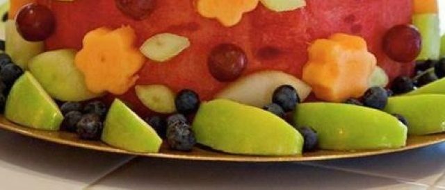 Healthy Birthday Fruit Cake