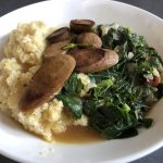 Quick Comfort Food:  Grits and Greens (Plant Based!)