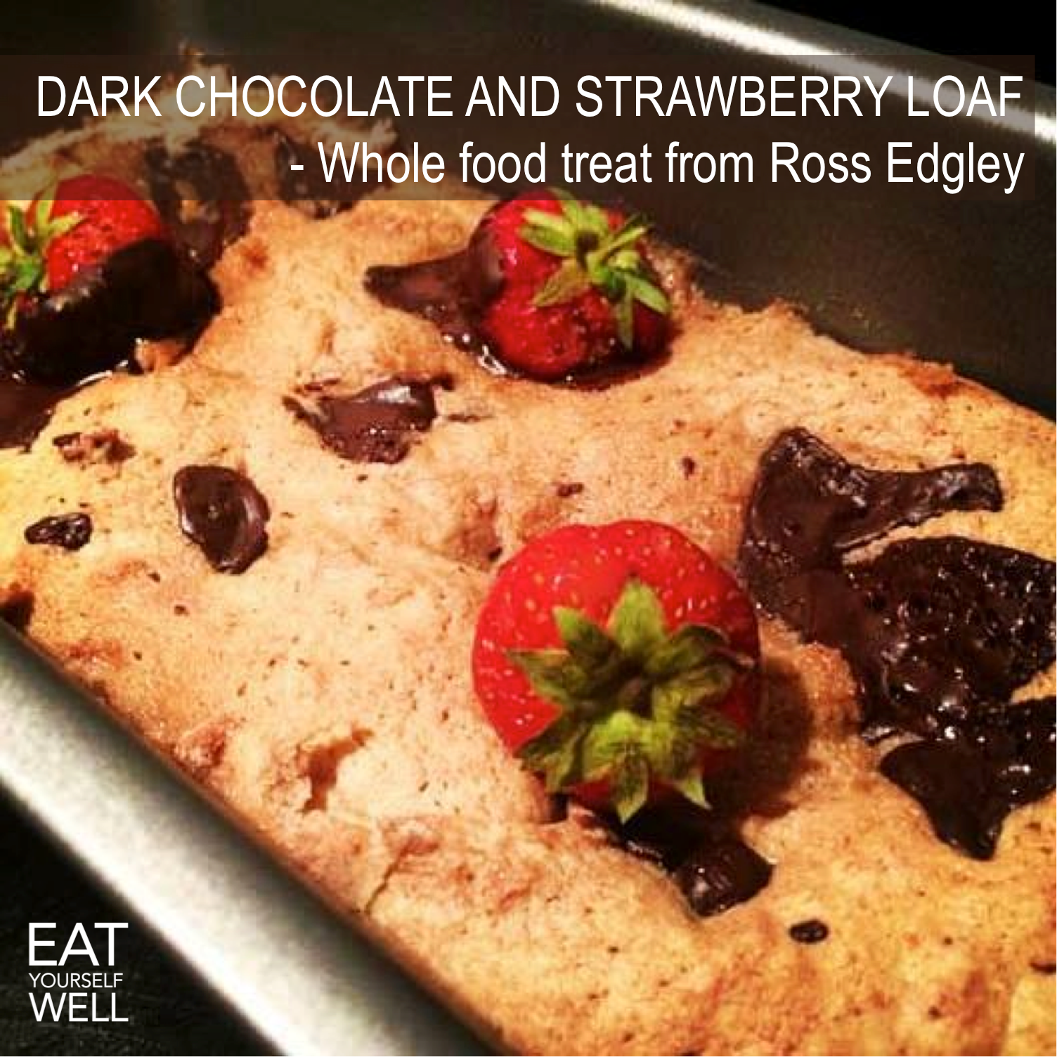 Dark Chocolate & Strawberry Protein Loaf