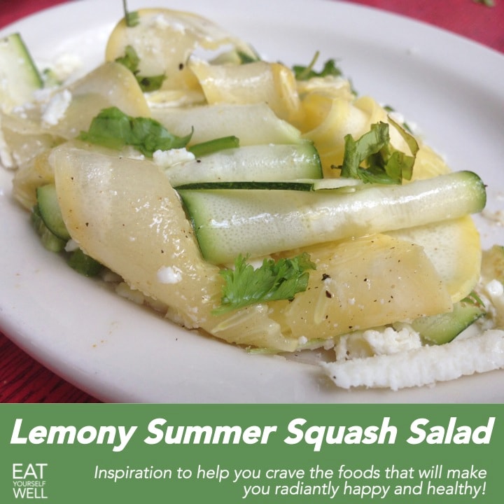 Lemony-Hot Summer Squash Salad
