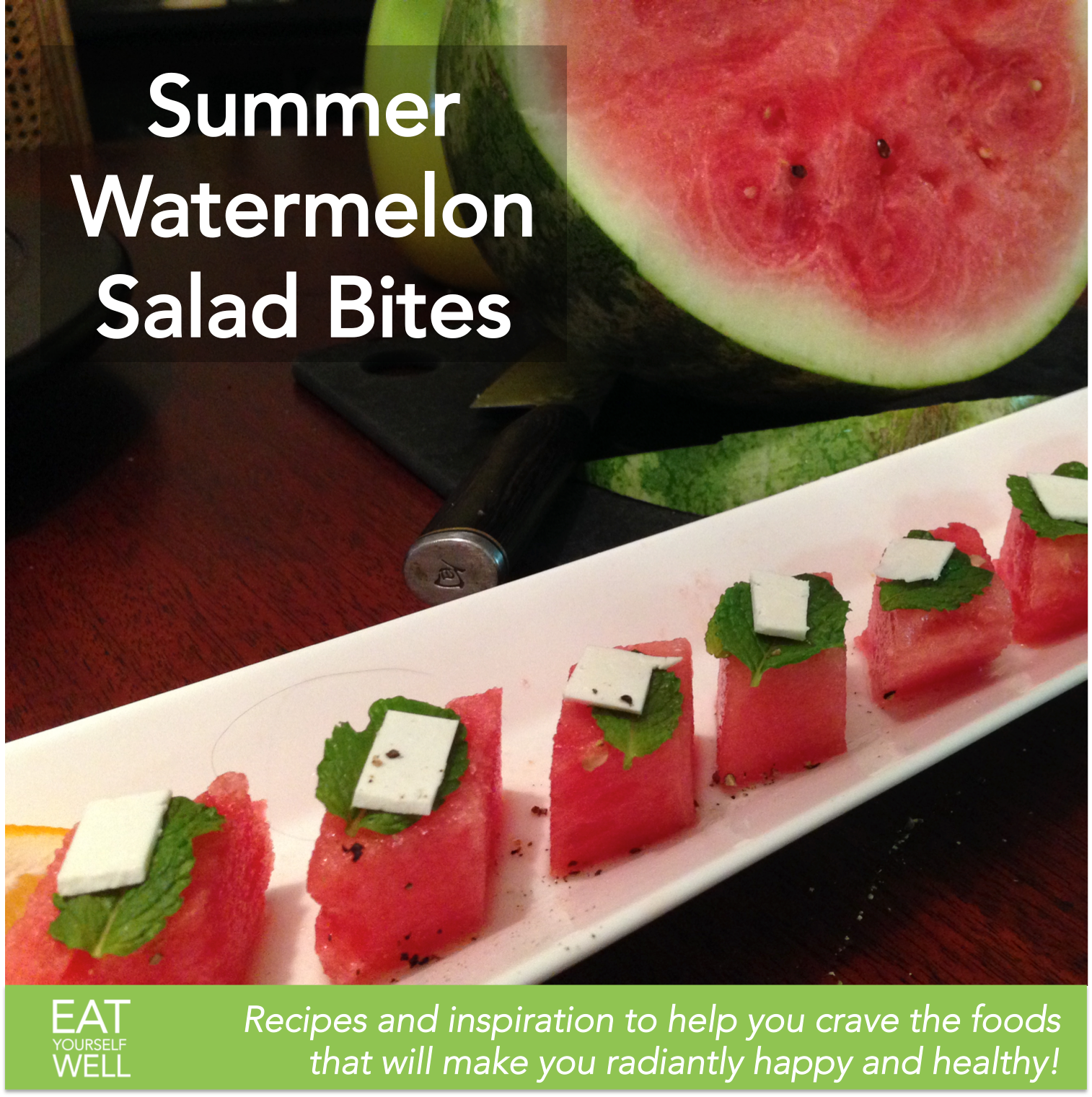 Summer Watermelon Salad Bites